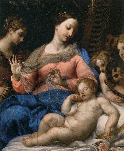 Carlo Maratta The Sleep of the Infant Jesus, with Musician Angels china oil painting image